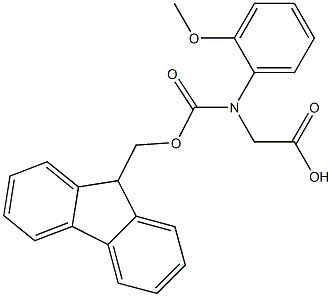 Fmoc-RS-2-methoxyphenylglycine Structure