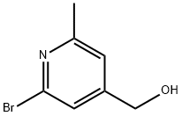 (2-bromo-6-methylpyridin-4-yl)methanol Structure