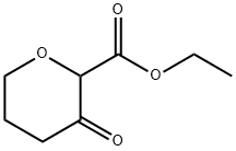 ETHYL 3-OXOTETRAHYDROPYRAN-2-CARBOXYLATE Structure