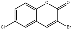 3-Bromo-6-chloro-chromen-2-one Structure