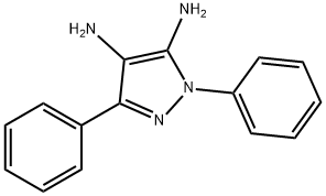 1,3-Diphenyl-1H-pyrazole-4,5-diamine 구조식 이미지