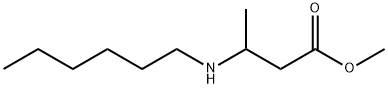 methyl 3-(hexylamino)butanoate 구조식 이미지