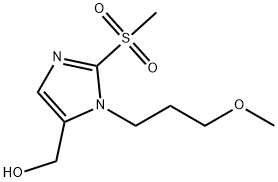 [2-methanesulfonyl-1-(3-methoxypropyl)-1H-imidazol-5-yl]methanol 구조식 이미지