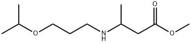 methyl 3-{[3-(propan-2-yloxy)propyl]amino}butanoate 구조식 이미지