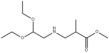 methyl 3-[(2,2-diethoxyethyl)amino]-2-methylpropanoate Structure