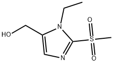 (1-ethyl-2-methanesulfonyl-1H-imidazol-5-yl)methanol Structure