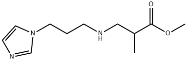 methyl 3-{[3-(1H-imidazol-1-yl)propyl]amino}-2-methylpropanoate Structure
