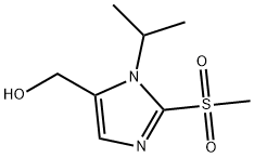[2-methanesulfonyl-1-(propan-2-yl)-1H-imidazol-5-yl]methanol 구조식 이미지