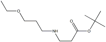 tert-butyl 3-[(3-ethoxypropyl)amino]propanoate 구조식 이미지