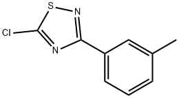 5-chloro-3-(3-methylphenyl)-1,2,4-thiadiazole 구조식 이미지