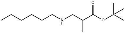 tert-butyl 3-(hexylamino)-2-methylpropanoate 구조식 이미지