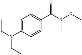 4-(diethylamino)-N-methoxy-N-methylbenzamide Structure
