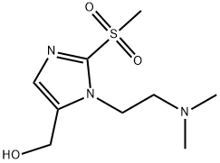 {1-[2-(dimethylamino)ethyl]-2-methanesulfonyl-1H-imidazol-5-yl}methanol Structure