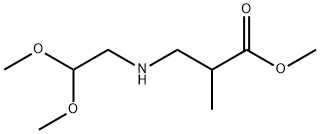 methyl 3-[(2,2-dimethoxyethyl)amino]-2-methylpropanoate Structure
