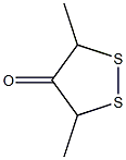 1,2-Dithiolan-4-one, 3,5-dimethyl- Structure