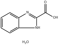 1H-benzimidazole-2-carboxylic acid dihydrate Structure