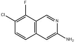 7-CHLORO-8-FLUOROISOQUINOLIN-3-AMINE Structure