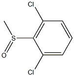 1,3-dichloro-2-methylsulfinylbenzene Structure