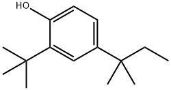 2-t-butyl-4-(1,1-dimethylpropyl)-phenol 구조식 이미지