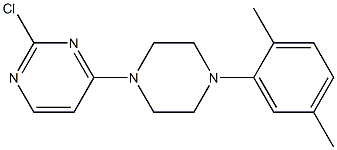 2-chloro-4-[4-(2,5-dimethylphenyl)piperazin-1-yl]pyrimidine Structure