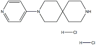 3-(Pyridin-4-yl)-3,9-diazaspiro[5.5]undecane dihydrochloride Structure