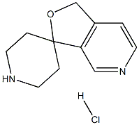 1H-Spiro[furo[3,4-c]pyridine-3,4'-piperidine] hydrochloride Structure
