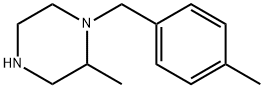 2-methyl-1-[(4-methylphenyl)methyl]piperazine Structure