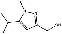 (5-Isopropyl-1-methyl-1H-pyrazol-3-yl)-methanol Structure