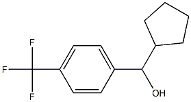 Cyclopentyl [4-(trifluoromethyl)phenyl]methanol Structure