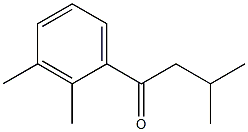 1-(2,3-dimethylphenyl)-3-methylbutan-1-one Structure