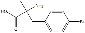 2-Amino-3-(4-bromo-phenyl)-2-methyl-propionic acid Structure