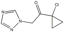 1-(1-chlorocyclopropyl)-2-(1H-1,2,4-triazol-1-yl)ethanone Structure