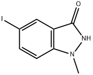 5-Iodo-1-methyl-1H-indazol-3-ol 구조식 이미지