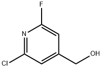 (2-Chloro-6-fluoropyridin-4-yl)methanol Structure