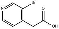 (3-Bromo-pyridin-4-yl)-acetic acid 구조식 이미지