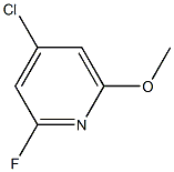 4-chloro-2-fluoro-6-methoxypyridine 구조식 이미지