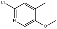 2-Chloro-5-methoxy-4-methylpyridine 구조식 이미지