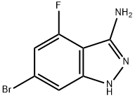 6-bromo-4-fluoro-1H-indazol-3-amine Structure