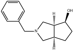 (3aS,4S,6aR)-2-benzyloctahydrocyclopenta[c]pyrrol-4-ol Structure