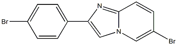 6-bromo-2-(4-bromophenyl)imidazo[1,2-a]pyridine Structure