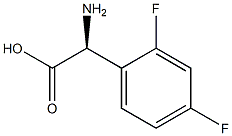 (2S)-2-AMINO-2-(2,4-DIFLUOROPHENYL)ACETIC ACID Structure