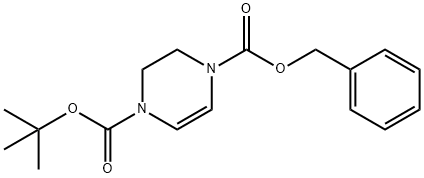 2,3-DIHYDRO-PYRAZINE-1,4-DICARBOXYLIC ACID 1-BENZYL ESTER 4-TERT-BUTYL ESTER Structure