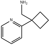 [1-(pyridin-2-yl)cyclobutyl]methanamine 구조식 이미지