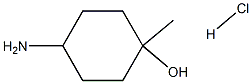 4-Amino-1-methylcyclohexanol hydrochloride Structure