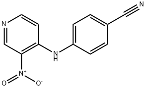 4-[N-(4-Cyanophenyl)amino]-3-nitropyridine 구조식 이미지