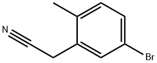 5-bromo-2-methylphenylacetonitrile 구조식 이미지