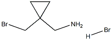 1-[1-(bromomethyl)cyclopropyl]methanamine hydrobromide Structure