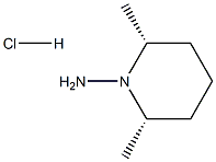 (2R,6S)-2,6-dimethylpiperidin-1-amine:hydrochloride Structure