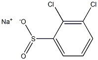sodium:2,3-dichlorobenzenesulfinate Structure