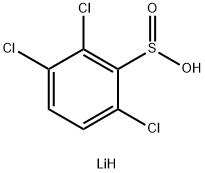 Lithium 2,3,6-trichlorobenzene sulfinate Structure